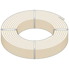 Mueller Industries - 0.862" ID x 1-1/8" OD, 100' Long, PEX-A Tube - Natural with Red Print, 100 Max psi - Exact Tool & Supply