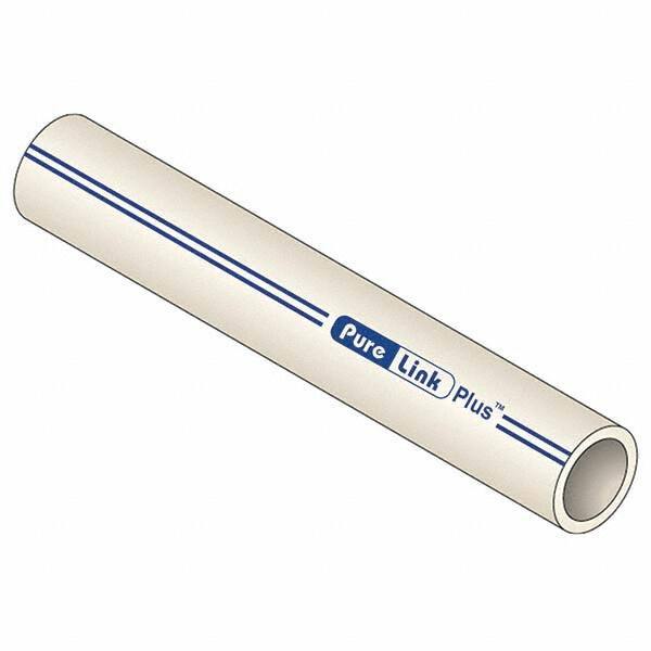 Mueller Industries - 0.862" ID x 1-1/8" OD, 100' Long, PEX-A Tube - Natural with Blue Print, 100 Max psi - Exact Tool & Supply