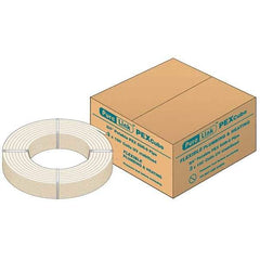 Mueller Industries - 0.671" ID x 7/8" OD, 100' Long, PEX-A Tube - Natural with Blue Print, 100 Max psi - Exact Tool & Supply