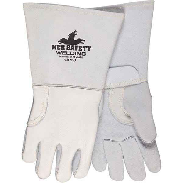 MCR Safety - Size M Foam Lined Elkskin Welding Glove - Exact Tool & Supply