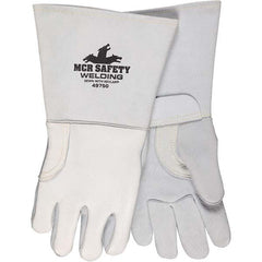 MCR Safety - Size M Foam Lined Elkskin Welding Glove - Exact Tool & Supply