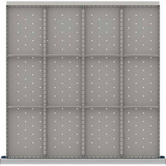 LISTA - 12-Compartment Drawer Divider Layout for 3.15" High Drawers - Exact Tool & Supply