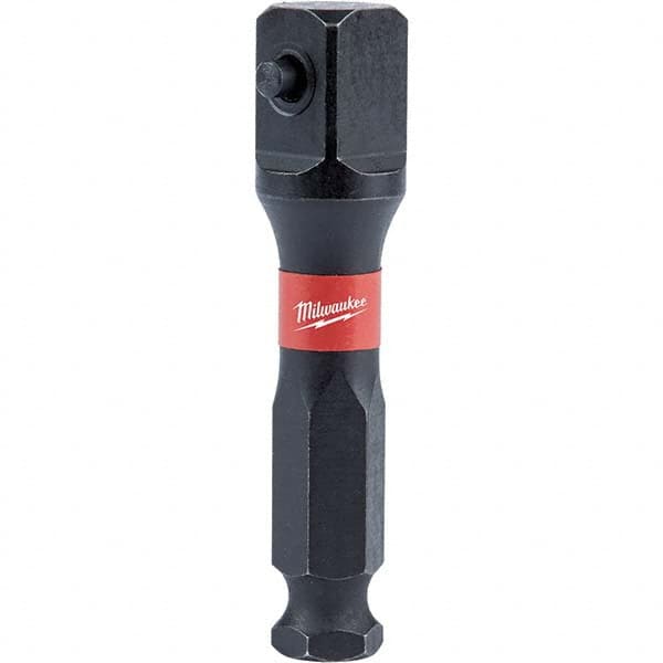 Milwaukee Tool - Socket Adapters & Universal Joints Type: Impact Adapter Male Size: 7/16 Socket Drive to 1/2 Hex - Exact Tool & Supply