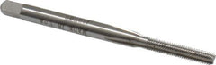 Heli-Coil - M2.2x0.45 Metric Coarse, D2, 3 Flute, Bottoming Chamfer, Bright Finish, High Speed Steel Hand STI Tap - 47.62mm OAL, 14.29mm Thread Length, 4.76mm Square Length, 2.79mm Square Size, 5H Class of Fit - Exact Tool & Supply
