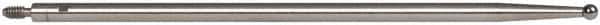 INTERAPID - 0.08" Ball Diam, Carbide, Ball Test Indicator Contact Point - 2.675" Contact Point Length, Use with Brown & Sharpe 74.111965 Interapid 312 Dial Test Indicator - Exact Tool & Supply