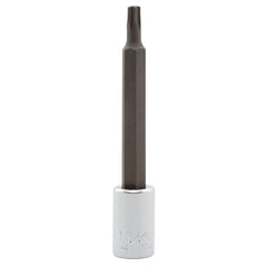 Hand Hex & Torx Bit Sockets; Socket Type: Hex Bit Socket; Tool Type: Hex Bit Socket; Hex Size (Inch): 9/64 in; Bit Length (Inch): 2-3/4; Bit Length: 2.75 in; Insulated: No; Material: Steel; Finish: Chrome-Plated; Overall Length (Inch): 2-3/4 in; Non-spark