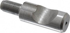 Bison - Lathe Chuck Camlock Stud - 6-1/4" Chuck Diam Compatible, D1-4 Mount, 5/8" OD, M10x1 Thread - Exact Tool & Supply