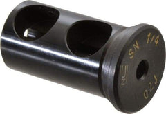 Global CNC Industries - 1/4" ID, 1" OD, 1-3/4" Length Under Head, Type J Lathe Tool Holder Bushing - Type J, 0.265 Inch Thick Head - Exact Tool & Supply