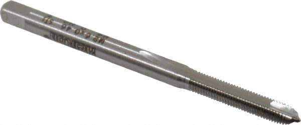 Heli-Coil - M2.5x0.45 Metric Coarse, D2, 2 Flutes, Plug Chamfer, Bright Finish, High Speed Steel Spiral Point STI Tap - 1-15/16" OAL, 5/8" Thread Length, 5H Class of Fit - Exact Tool & Supply