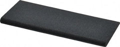 Norton - 4-1/2" Long x 1-3/4" Diam x 1/4" Thick, Silicon Carbide Sharpening Stone - Round Edge Slip, Medium Grade - Exact Tool & Supply
