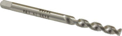Heli-Coil - M3x0.50 Metric Coarse, D2, 2 Flutes, Bottoming Chamfer, Bright Finish, High Speed Steel Spiral Point STI Tap - 2" OAL, 11/16" Thread Length, 5H Class of Fit - Exact Tool & Supply