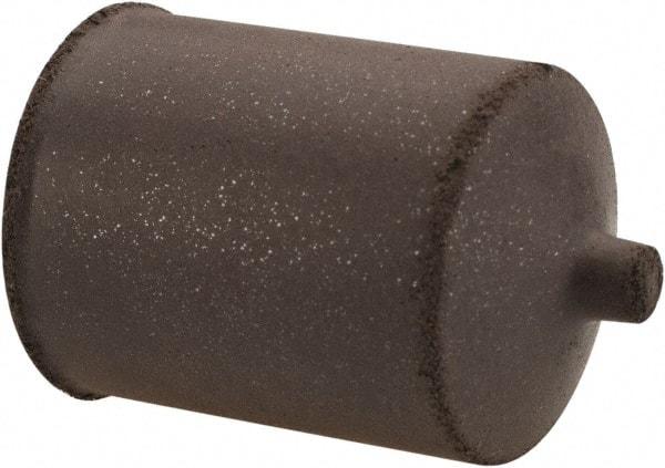 Cratex - 7/8" Max Diam x 1-1/4" Long, Cone, Rubberized Point - Medium Grade, Silicon Carbide, 1/4" Arbor Hole, Unmounted - Exact Tool & Supply