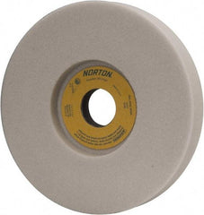 Norton - 7" Diam x 1-1/4" Hole x 1" Thick, K Hardness, 46 Grit Surface Grinding Wheel - Aluminum Oxide, Type 5, Coarse Grade, 3,600 Max RPM, Vitrified Bond, One-Side Recess - Exact Tool & Supply