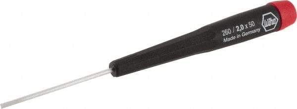 Wiha - Precision Slotted Screwdriver - Ergonomic Handle - Exact Tool & Supply
