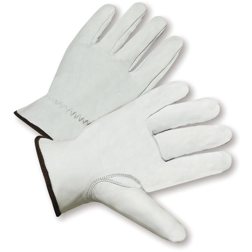 Select Grain Goatskin Leather Drivers Gloves Medium - Exact Tool & Supply