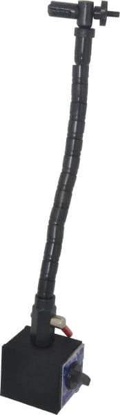 Fowler - 85 Lb; 180 Lb Magnetic Force, Fine Adjustment Indicator Positioner & Holder with Base - Flexible Arm, 2-1/2" Base Height - Exact Tool & Supply