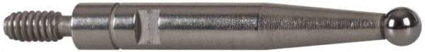 INTERAPID - 0.08" Ball Diam, Carbide, Ball Test Indicator Contact Point - 0.65" Contact Point Length, Use with Brown & Sharpe Interapid 312 Dial Test Indicators (Except 74.111965 & 74.111958) - Exact Tool & Supply