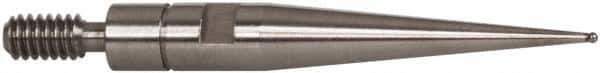 INTERAPID - 0.015" Ball Diam, Carbide, Ball Test Indicator Contact Point - 0.65" Contact Point Length, Use with Interapid Dial Test Indicators - Exact Tool & Supply