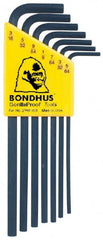 Bondhus - 7 Piece L-Key Hex Key Set - Exact Tool & Supply