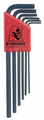 Bondhus - 6 Piece L-Key Hex Key Set - Exact Tool & Supply
