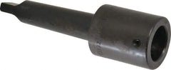 Collis Tool - 1 Inch Tap, 1.63 Inch Tap Entry Depth, MT3 Taper Shank, Standard Tapping Driver - 2-5/16 Inch Projection, 1-3/4 Inch Nose Diameter, 1-1/8 Inch Tap Shank Diameter, 0.843 Inch Tap Shank Square - Exact Tool & Supply