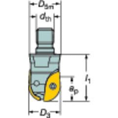 R216-16T08 Coromant Ball Nose Endmill Exchangeable Head - Exact Tool & Supply