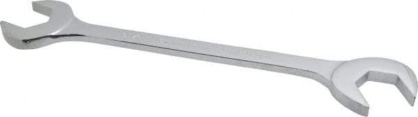 Proto - 1-5/16" Standard Open End Wrench - 13-1/8" OAL, Double End, Chrome Finish, 15° & 60° Head Angle - Exact Tool & Supply