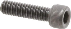 Value Collection - #3-56 UNF Hex Socket Drive, Socket Cap Screw - Alloy Steel, Black Oxide Finish, Fully Threaded, 3/8" Length Under Head - Exact Tool & Supply