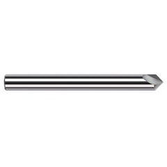 Engraving Cutters - 0.1250″ (1/8″) Shank Diameter × 40° included Carbide Marking Cutter for Non-Ferrous, 2 Flute - Exact Tool & Supply