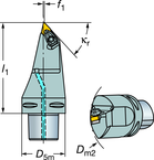 C6-DDMNL-33120-15 Capto® and SL Turning Holder - Exact Tool & Supply
