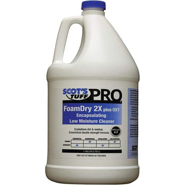 Scot's Tuff - 1 Gal Bottle Carpet Shampoo - Unscented, Use on Carpet Cleaning - Exact Tool & Supply