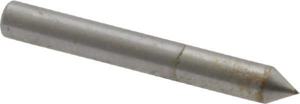 Norton - 1" Long x 1/8" Shank Diam Single Point Diamond Dresser - 60° Included Angle - Exact Tool & Supply