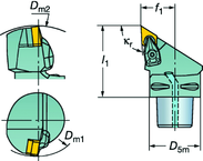 C5-CDJNL-35060-15-4 Capto® and SL Turning Holder - Exact Tool & Supply