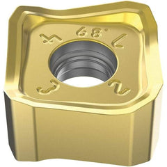 Seco - SNMX1407 M10 Grade MP3000 Carbide Milling Insert - TiAlN Finish, 6.59mm Thick, 14mm Inscribed Circle - Exact Tool & Supply