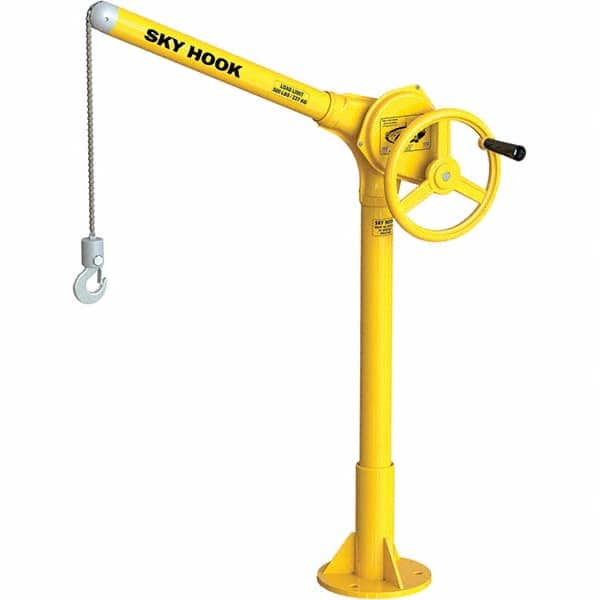 Sky Hook - 500 Lb Steel Lifting Hook Crane - Exact Tool & Supply