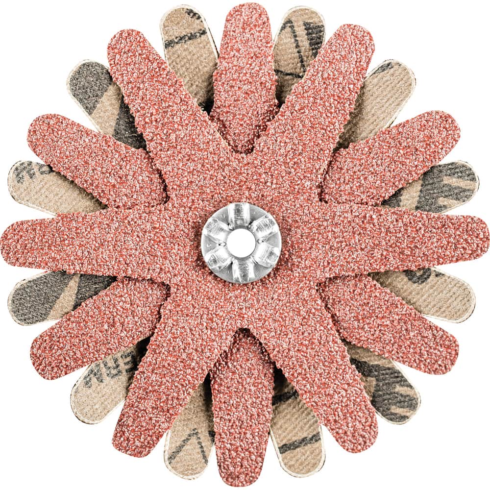 PFERD - Sanding Stars; Abrasive Type: Coated ; Abrasive Material: Aluminum Oxide ; Star Diameter (Inch): 2-3/4 ; Grit: 60 ; Grade: Coarse ; Connector Type: Arbor - Exact Tool & Supply