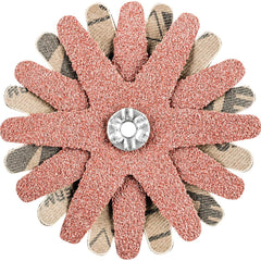 PFERD - Sanding Stars; Abrasive Type: Coated ; Abrasive Material: Aluminum Oxide ; Star Diameter (Inch): 2-3/4 ; Grit: 60 ; Grade: Coarse ; Connector Type: Arbor - Exact Tool & Supply