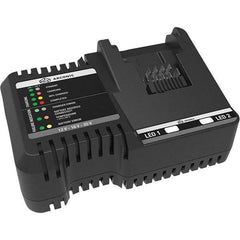 Marson - 20 Volt, Lithium-Ion Power Tool Charger - AC Wall Outlet/Vehicle DC Outlet Power Source - Exact Tool & Supply