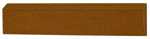 Norton - 4-1/2" Long x 1" Wide x 5/16" Thick, Aluminum Oxide Sharpening Stone - Rectangle, Medium Grade - Exact Tool & Supply