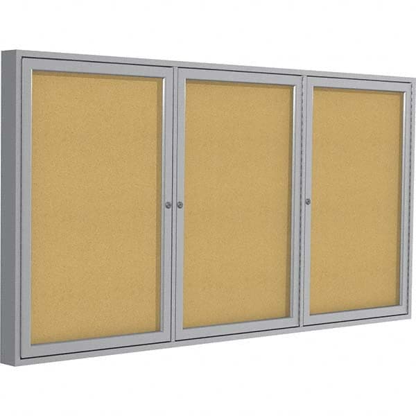 Ghent - Cork Bulletin Boards Style: Enclosed Cork Bulletin Boards Color: Natural Cork - Exact Tool & Supply