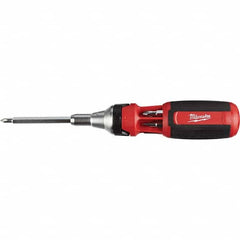 Milwaukee Tool - Screwdriver Bit Sets Type: Multi-Bit Screwdriver; Mulit-Purpose Tool Drive Size: 1/4 (Inch) - Exact Tool & Supply