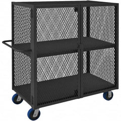 Durham - 2,000 Lb Capacity 2-Shelf Security Mesh Truck - Exact Tool & Supply