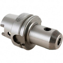 Techniks - HSK63A Taper Shank 1-1/4 Hole End Mill Holder & Adapter - 2-1/2" Nose Diam, 4-1/4" Projection - Exact Tool & Supply
