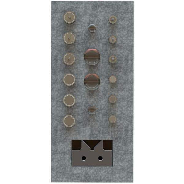 Phillips Precision - CMM Clamps Stud Thread Size: 1/4-20 Stud Length (Decimal Inch): 6.0000 - Exact Tool & Supply