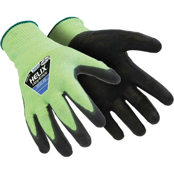 HexArmor - Size 3XL (12), ANSI Cut Lvl A9, Polyurethane Coated Cut Resistant Gloves - Exact Tool & Supply
