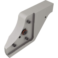 Iscar - Indexable Cut-Off Blade Tool Blocks; Tool Block Style: TGTBQ ; Blade Height (mm): 90.50 ; Manufacturers Catalog Number: TGTBQ 31.8R-D120-JHP ; Overall Length (mm): 165.0000 ; Overall Height (mm): 95.00000 ; Shank Height (Inch): 1 1/4 - Exact Tool & Supply