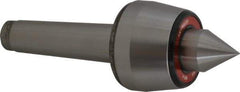 Rohm - MT4 Taper Shank, 2.755" Head Diam 800 Lb Capacity Live Center - 3,800 Max RPM, 2-3/32" Head Length, 1.2598" Point Diam, 1.614" Point Len, 1,760 Lb Max Workpc, 4.035" OAL, Standard Point - Exact Tool & Supply