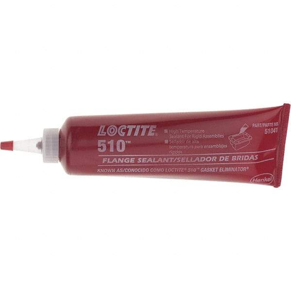 Loctite - 250 mL Tube Dimethacrylate Ester Caulk/Sealant - 510 250ML HIGH TEMP L LOCTITE GSKTELMNATOR - Exact Tool & Supply