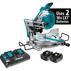 Makita - Miter Saws Bevel: Double Sliding: Yes - Exact Tool & Supply