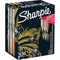 Sharpie - Markers & Paintsticks Type: Permanent Color: Bronze; Gold - Exact Tool & Supply